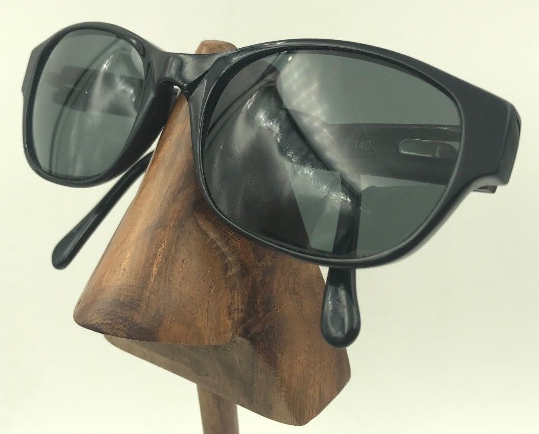 Vintage Cerruti 1881 2307 140 Black Oval Sunglasses FRAMES ONLY