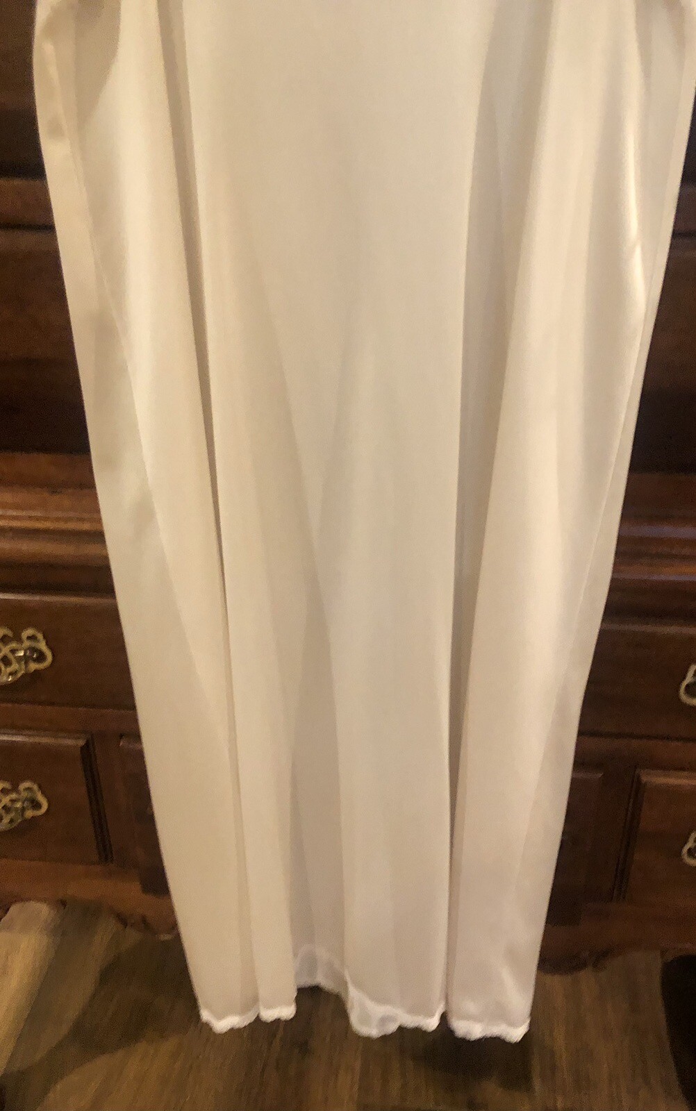Size 40 30 VINTAGE SHADOWLINE SLIP DRESS LINGERIE IVORY
