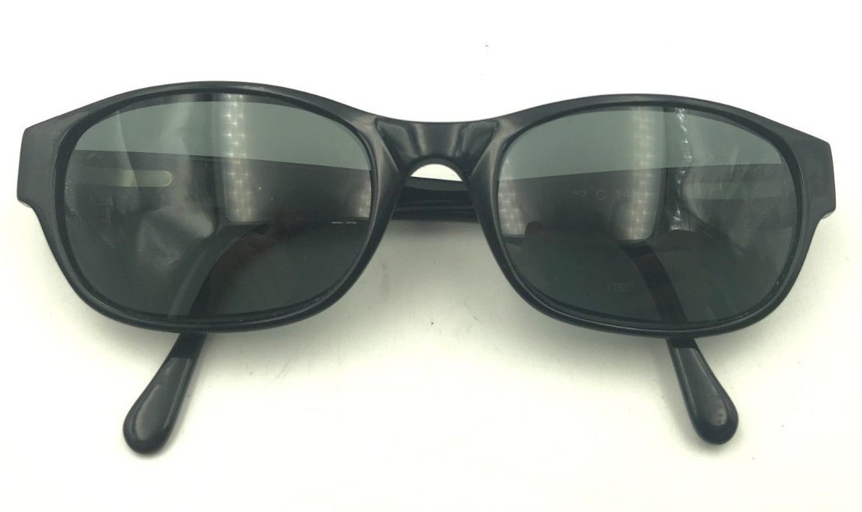 Vintage Cerruti 1881 2307 140 Black Oval Sunglasses FRAMES ONLY