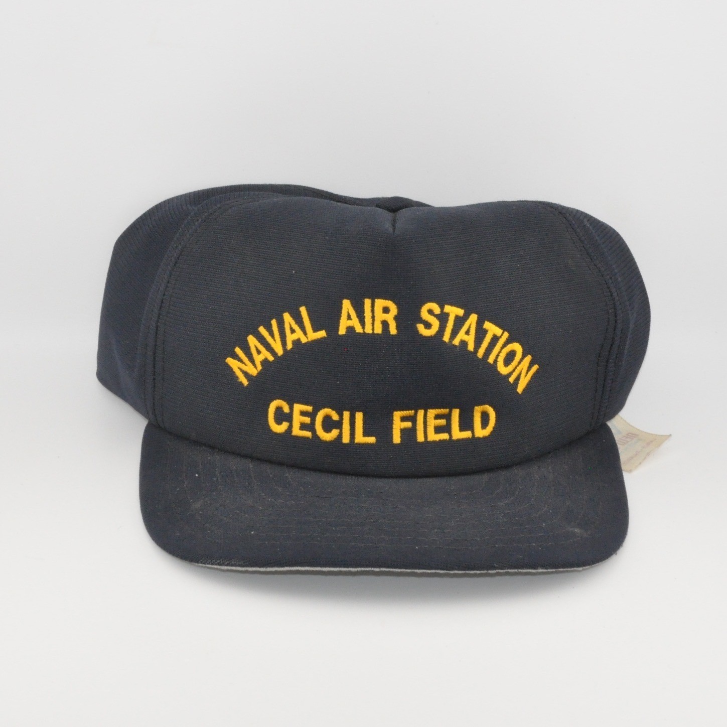 Vintage New Era Naval Air Station Cecil Field Hat OFMA Navy Good Snapback USA