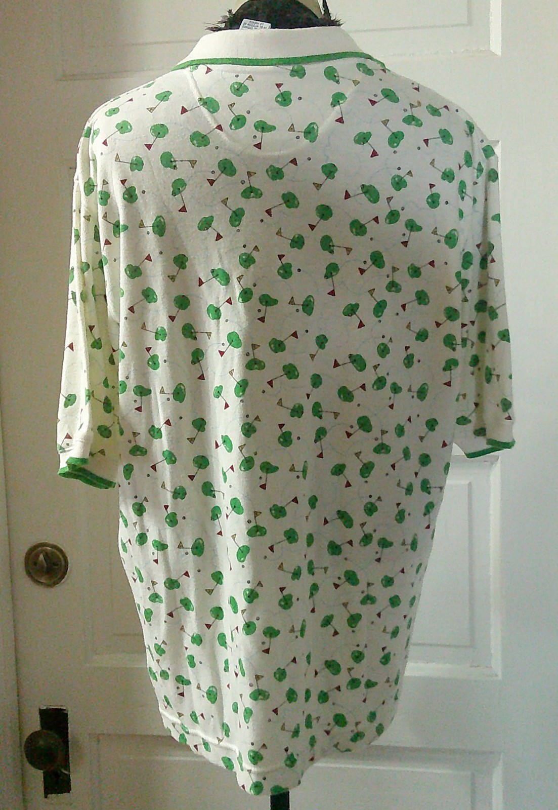 CABIN CREEK SS Smooth Polo 80’s GOLF Shirt Top Blouse L