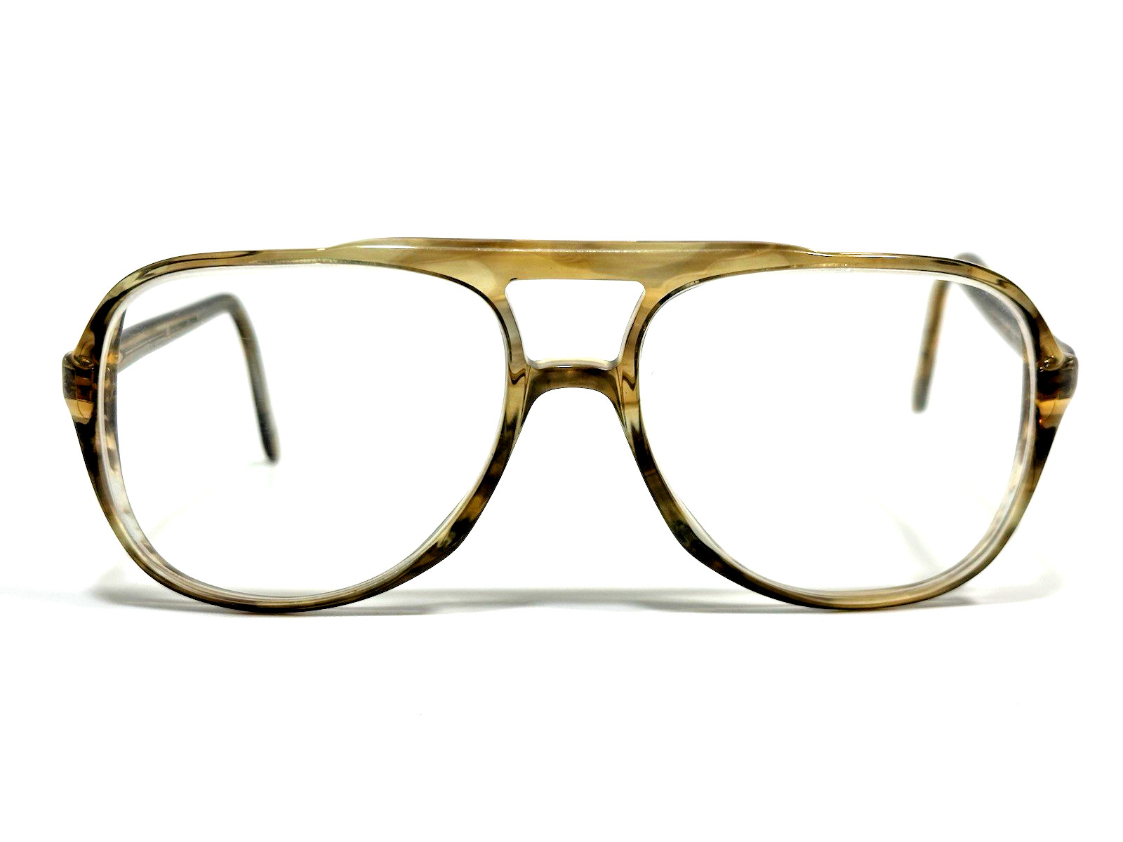 Vintage L’Amy MILOS Clear Smoke Gray Eyeglass Frames ~ Made in France