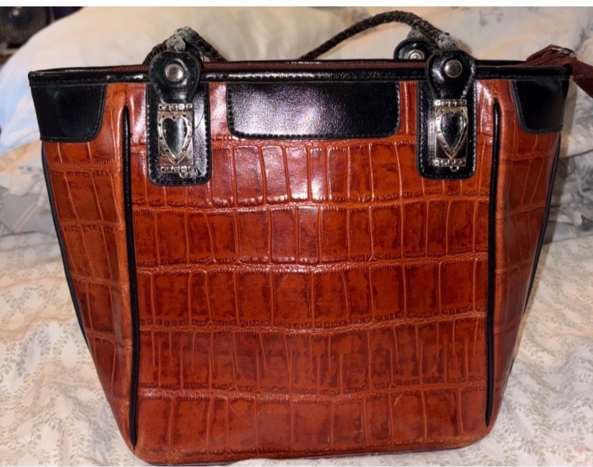 Vintage Handbag Lot (2): 1950s Harry Levine Satin Clutch & Y2K Marc Chantal Tote