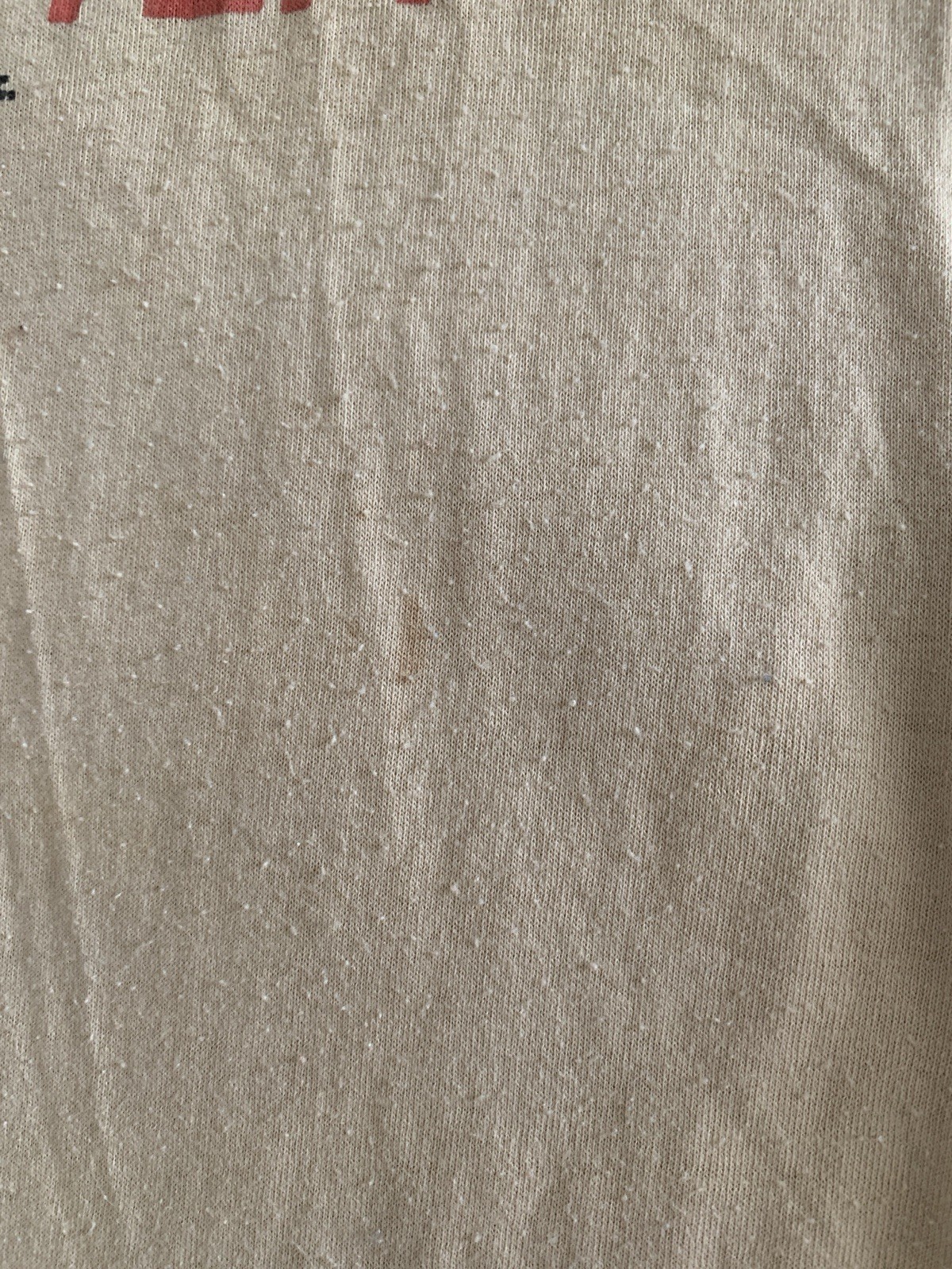 Peanuts Snoopy Woodstock “A Hole In Ten” Beige Graphic Tee Crew Neck M or S