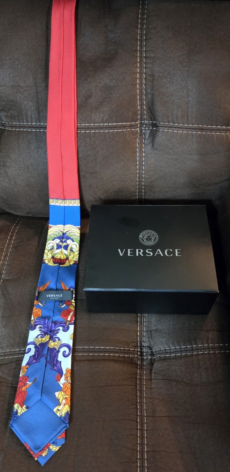 1990s Very RARE Vintage Gianni Versace Multicolor Silk Tie!❤️