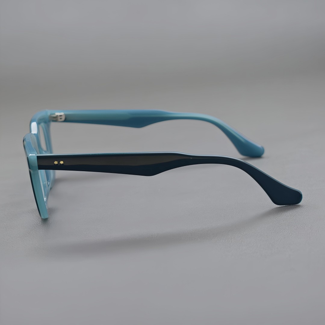 Square Retro Acetate Eyeglasses Frames Thick Glasses Frame Women Men Eyewear