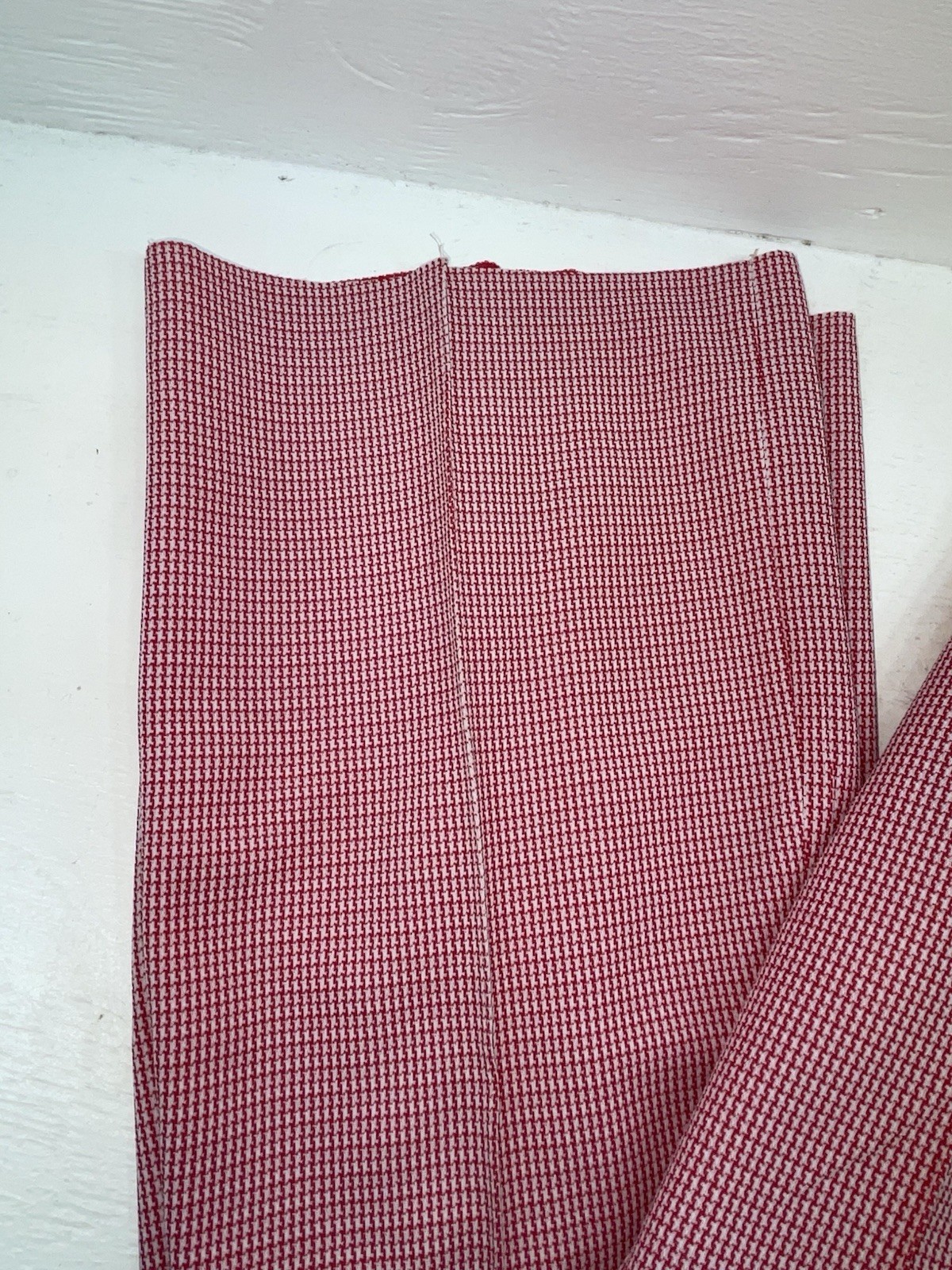 New Vintage Red Checkered Dickson Jenkins Polyester Pants #534 VV-71