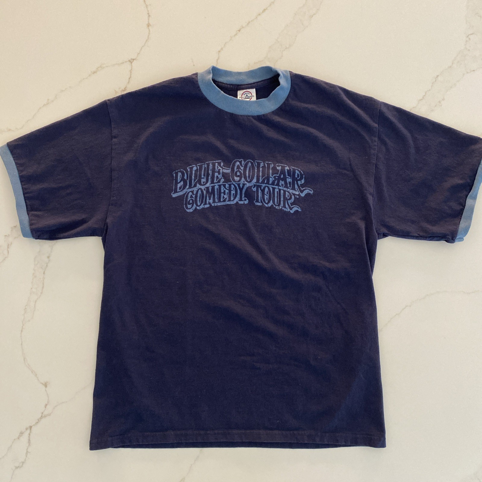 Vintage Y2K Blue Collar Comedy Tour 2006 Ringer T-Shirt Blue Size Large