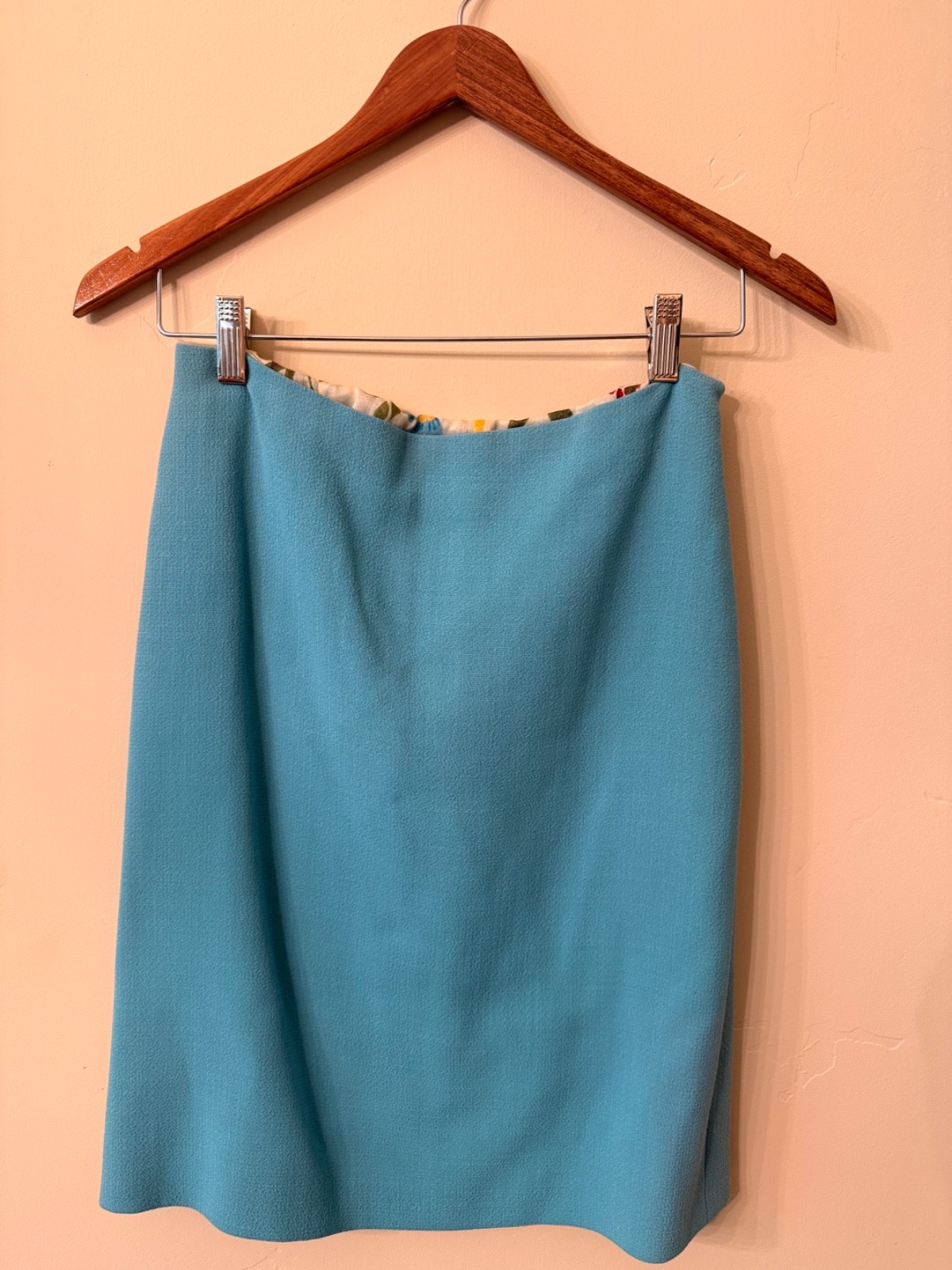 Rare Vintage Moschino Cheap and Chic Wool Skirted Suit with Matching Shirt