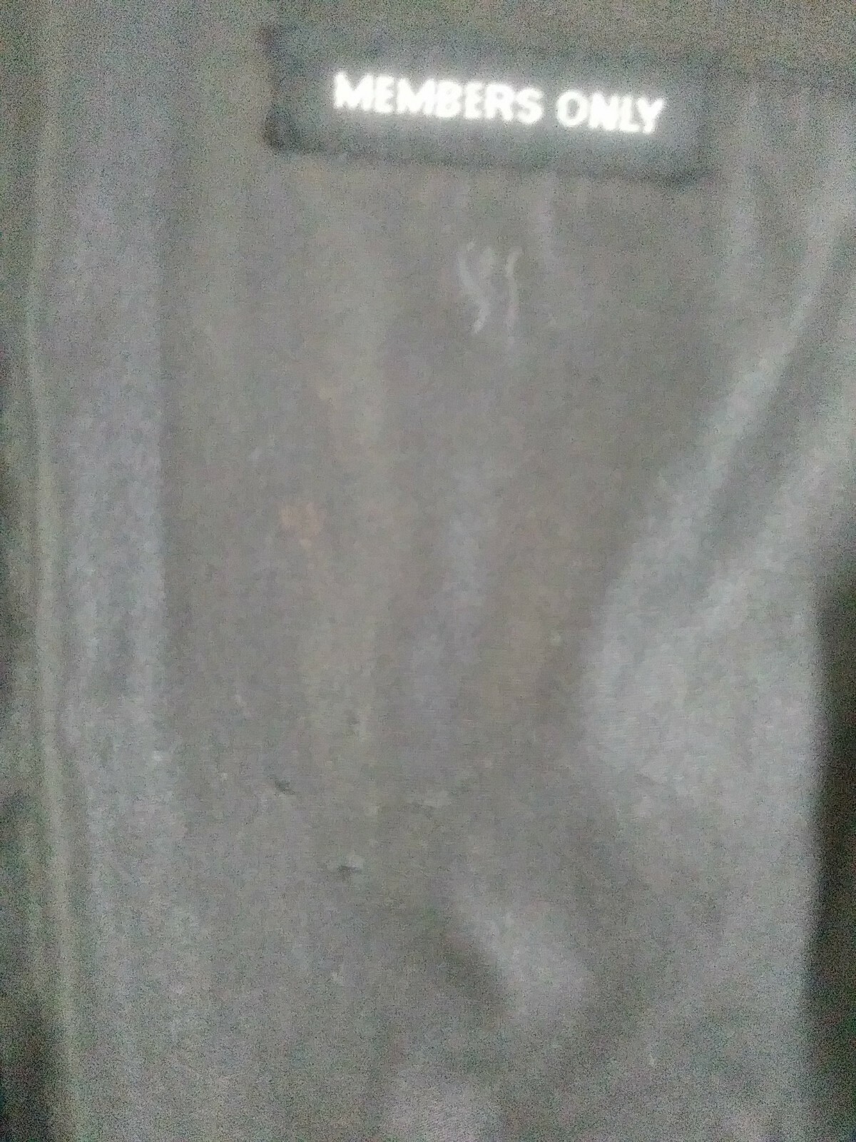 Members Only Black Jacket Windbreaker Made In Korea Sz 42