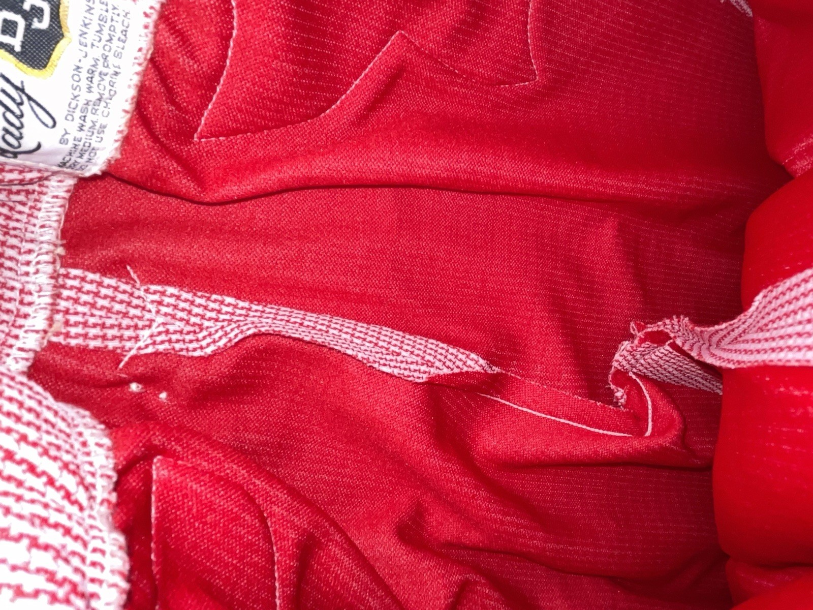New Vintage Red Checkered Dickson Jenkins Polyester Pants #534 VV-71