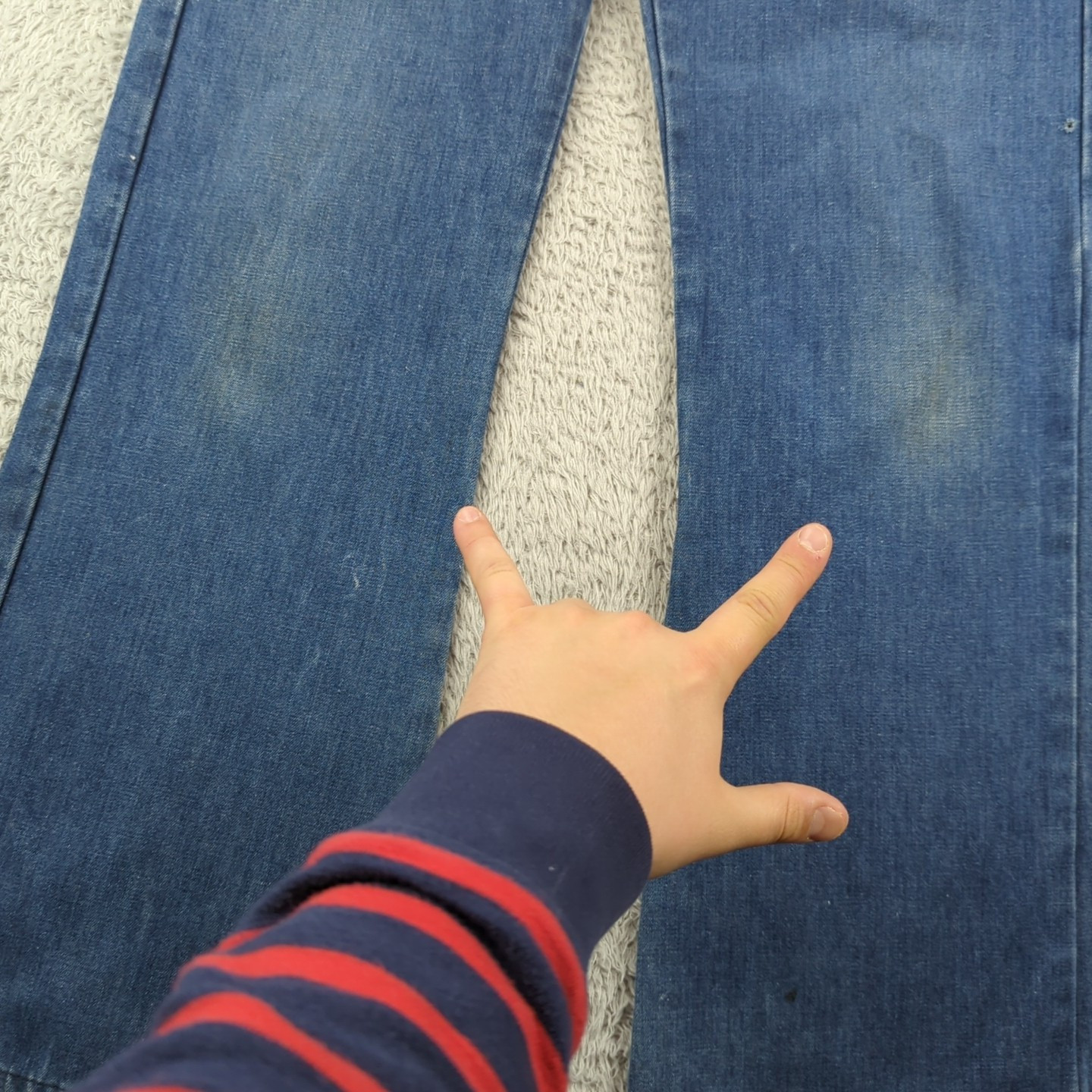 Vintage Jeans Womens Measures 31×29 Cargo Bush Flare Utility Juniors Teens Rare