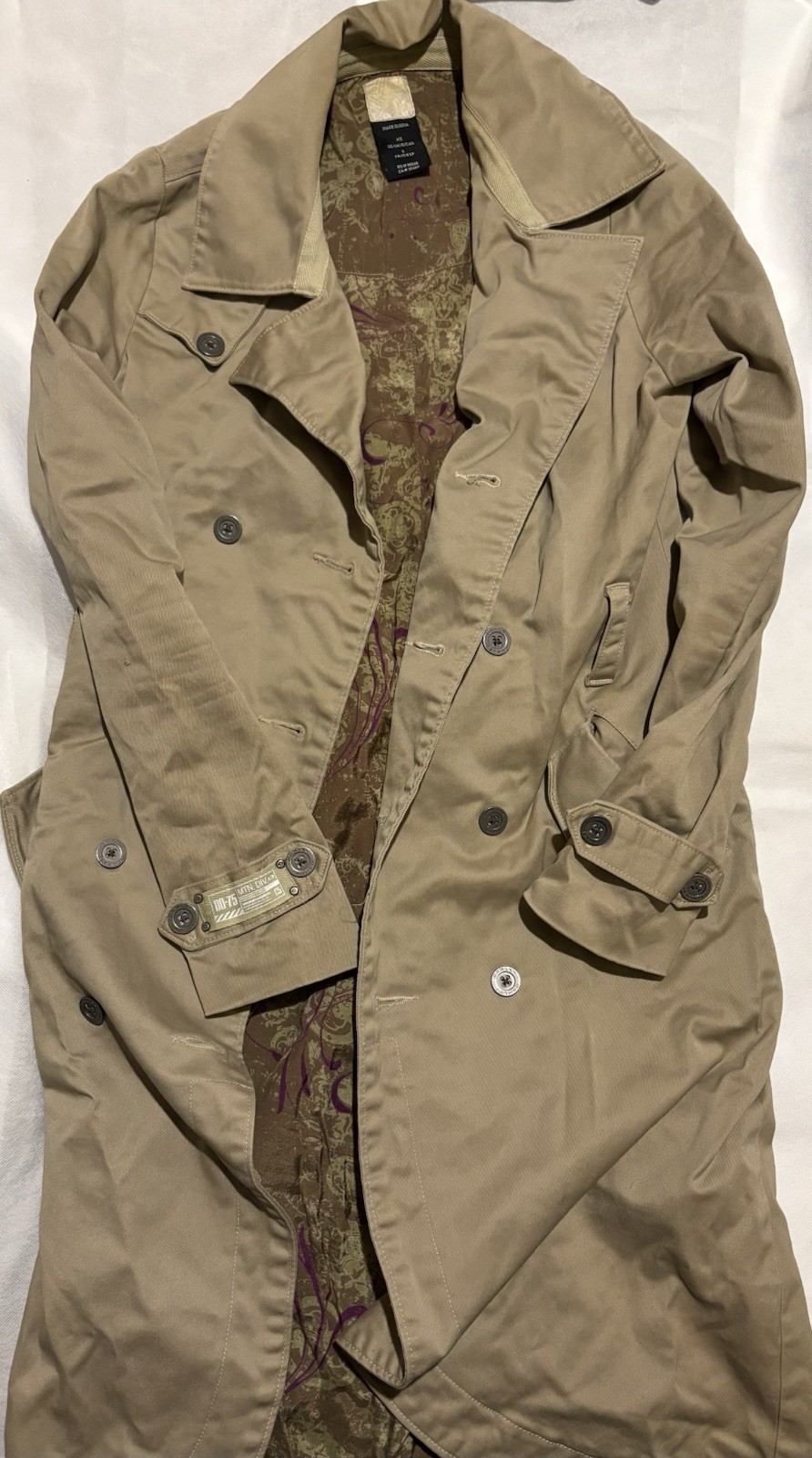 Rare VTG Oakley 2008 MTN DIV Trench Coat -Paisley Lining – XS