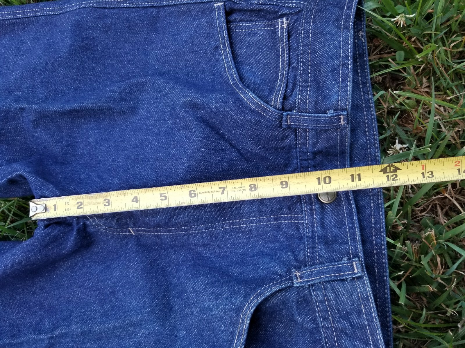 Vtg 70s Zacari I.C.Isaacs & co Men light Wash Cigarette Jeans size 28L new