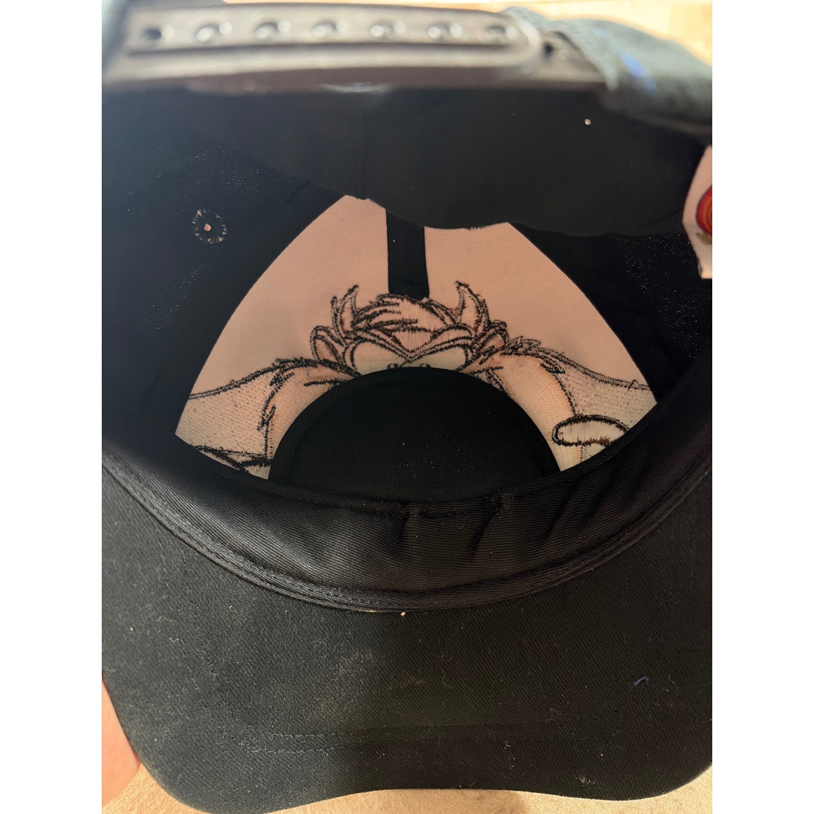 Vintage 1999 Looney Tunes Taz Countdown 2000 LCD Display Hat Blue Black NWT