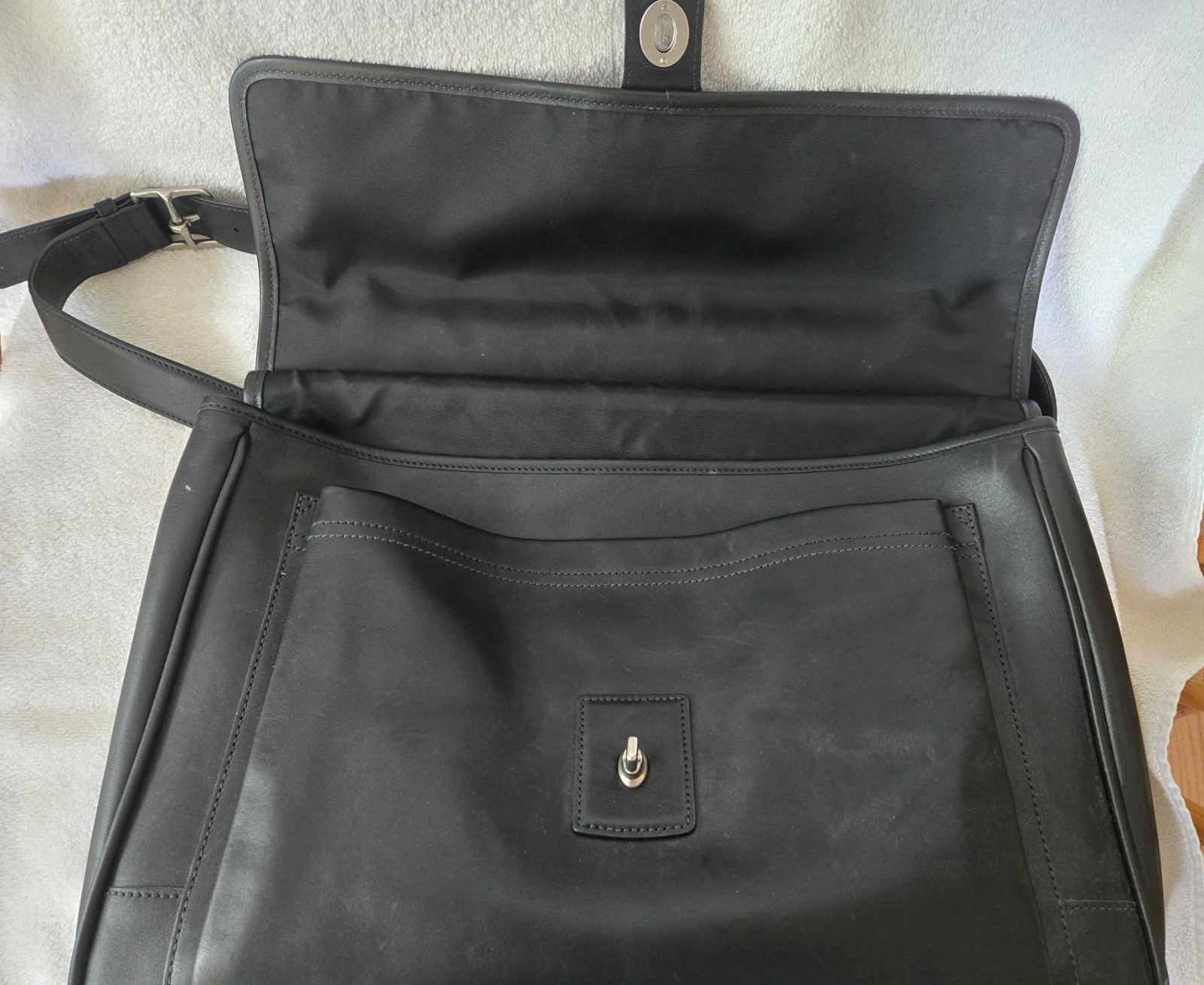 Vintage Coach Metropolitan Briefcase Black Excellent condition