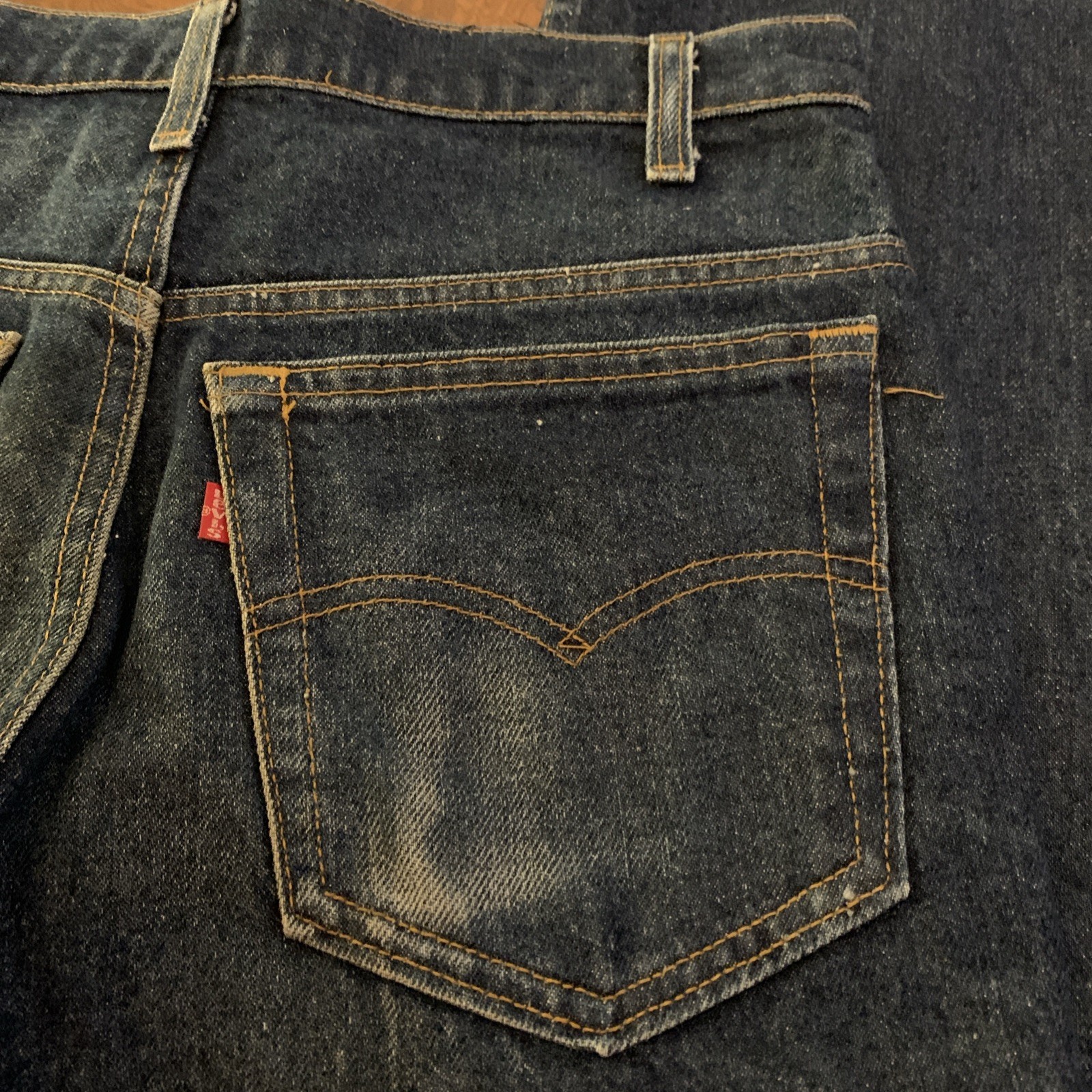 Vintage Levi’s Men’s 1988 517 Blue Jeans 32×33 Made USA Red Tab Red Bat Wing Tag