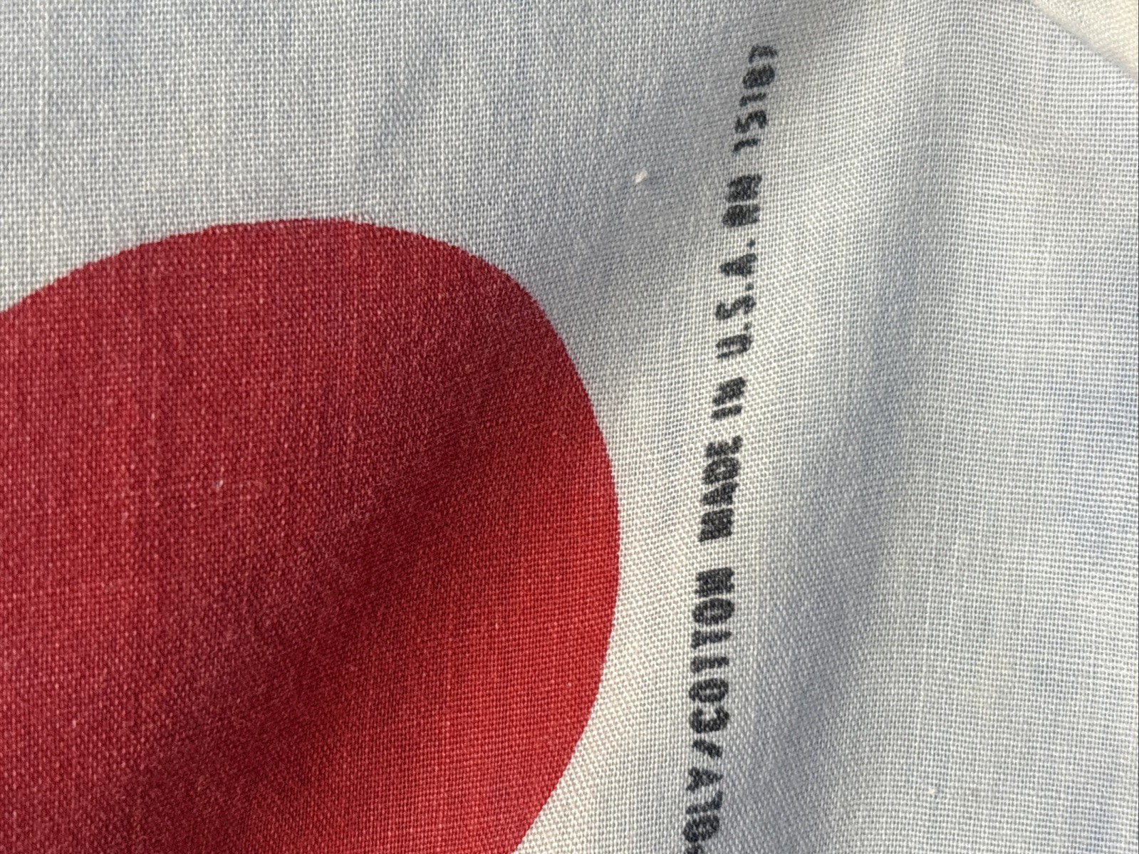 RARE Vintage Hav-A-Hank JAPAN RISING SUN FLAG Bandana Kerchief Made In USA