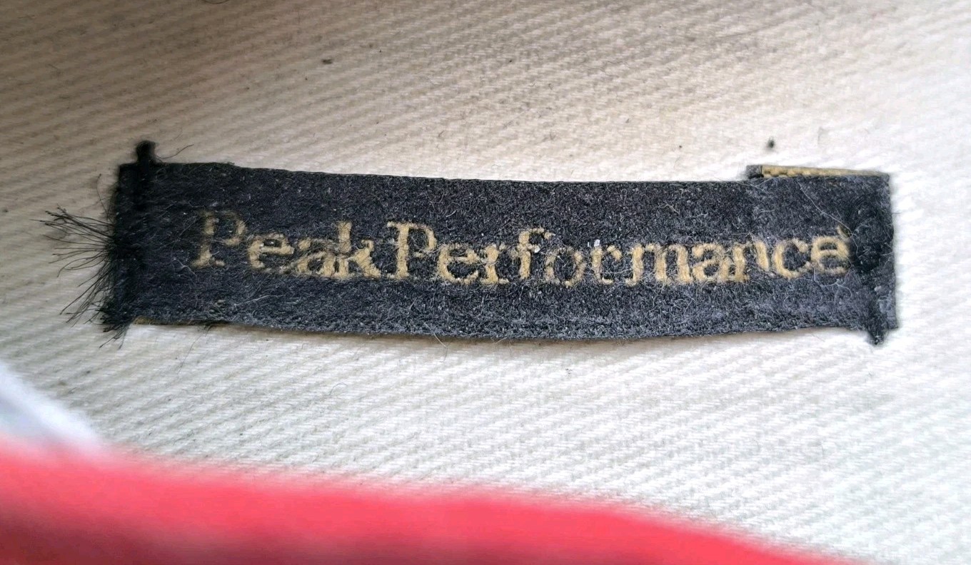 Red vintage women’s espadrilles shoes by Peak Performance, size 41