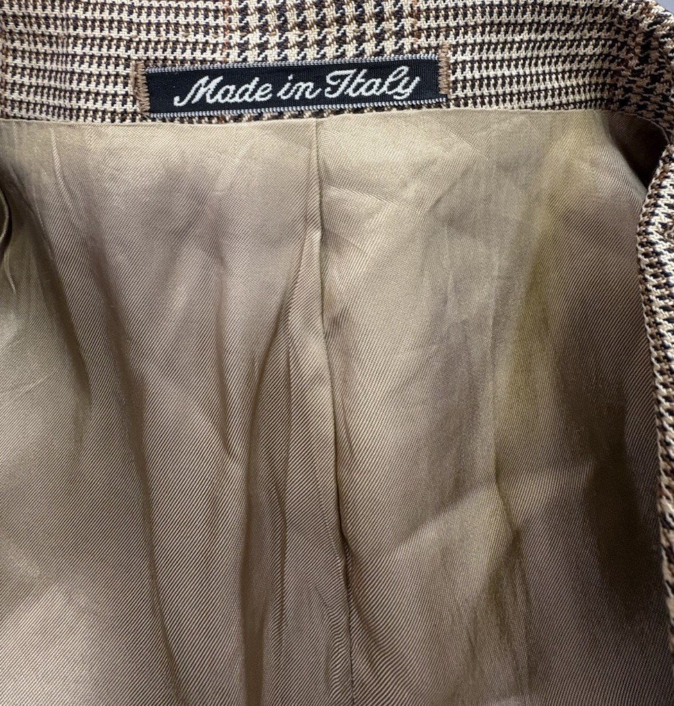VTG Valentino Uomo Blazer 41RMen’s Silk Virgin Wool Blend Made In Italy Designer