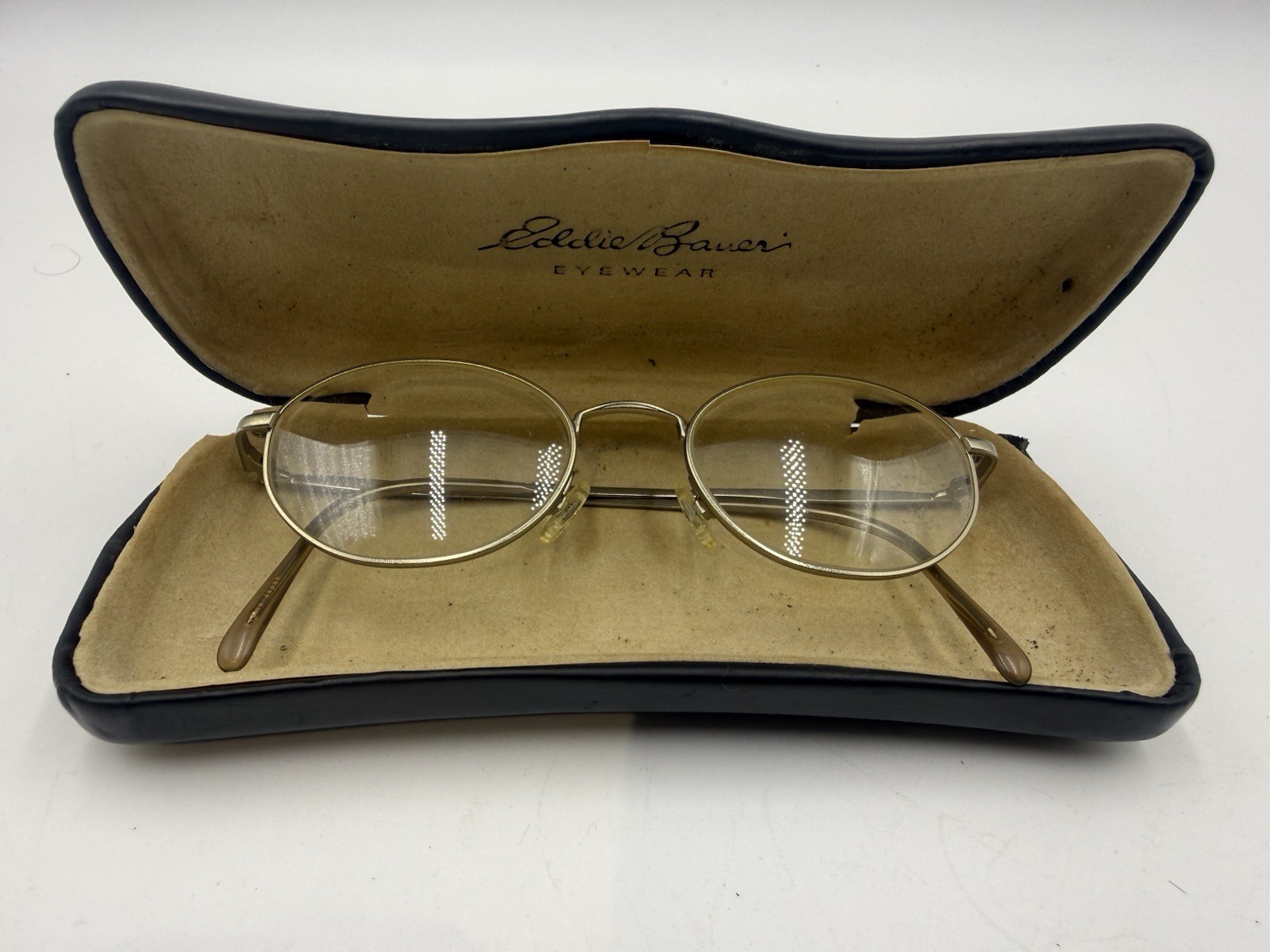 EDDIE BAUER Eyeglasses model Biscayne size OYS 145MM With Original Case VINTAGE