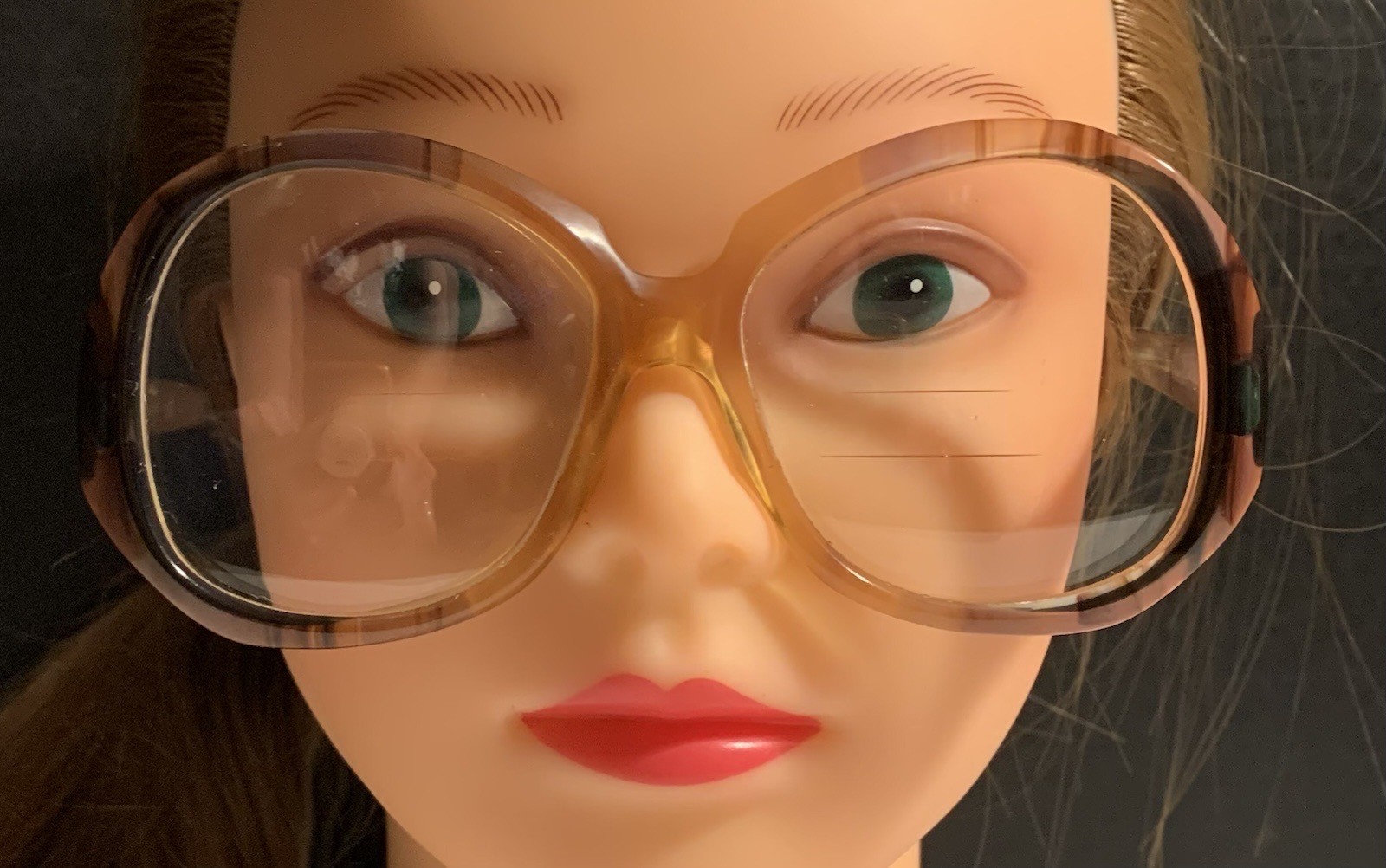 Vintage American Optical Oscar de la Renta Oversized Eyeglasses 70s