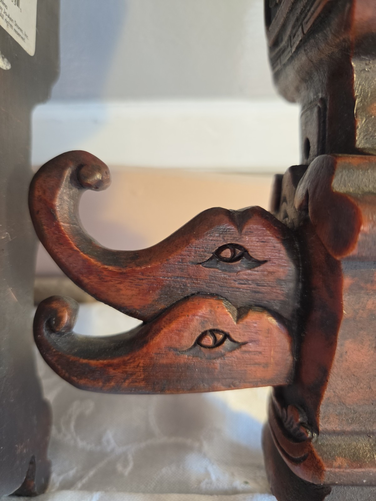 Vintage Elephant Wood Wall Hangers
