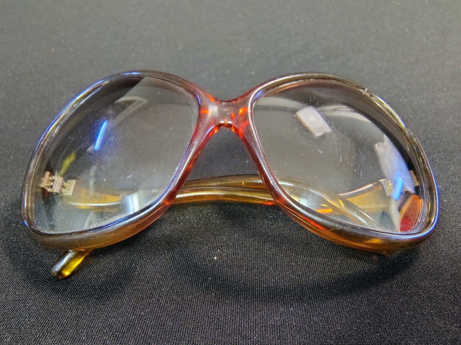 Vintage French Sunglasses 1960s 1970s Tortoise Shell Made In France With Case