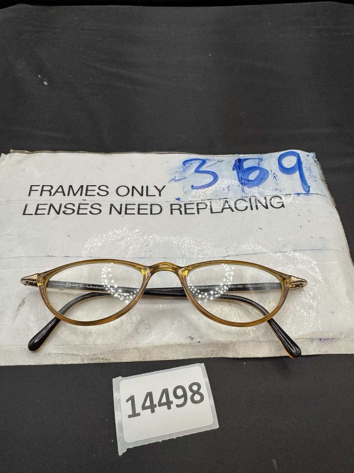 Vintage Christian Dior Eyeglasses optyl mod.CD2961 40C Austria 49-18 145mm