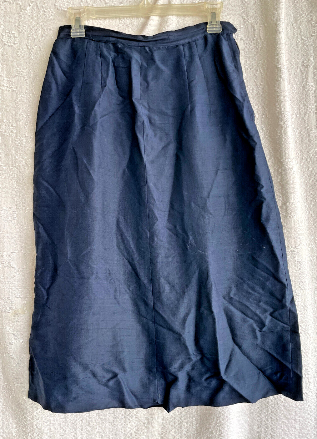VTG 1940s Navy Blue Dress Jacket Skirt Set Addis Co. Lipman Syracuse NY 3 Piece