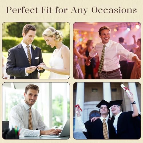 Mens Ties 3.15″ Neckties for Men Cotton Printed Fashion Neck Tie Ae1-checkered