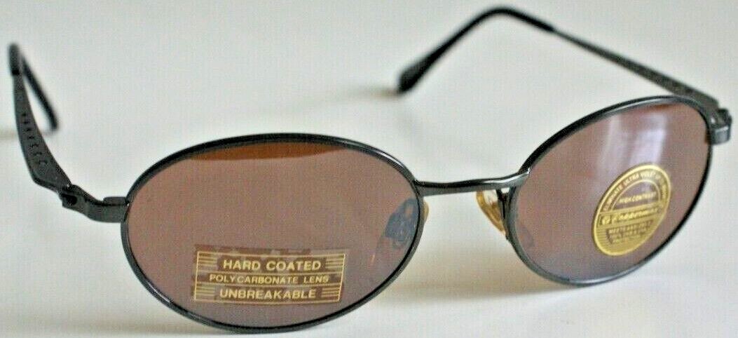 NWT TruVintage style Oval metal frame w/Coppermax lens tech Sunglasses