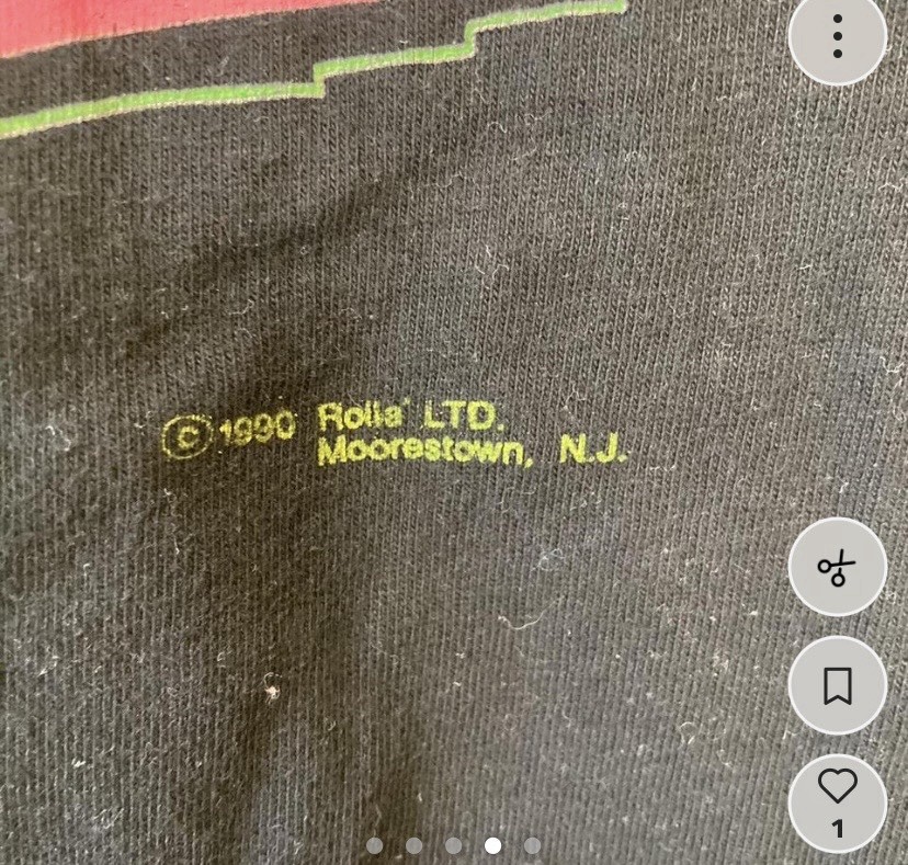 Rollé Snap-on Second to None 1990 Graphic Tee Black Short Sleeve