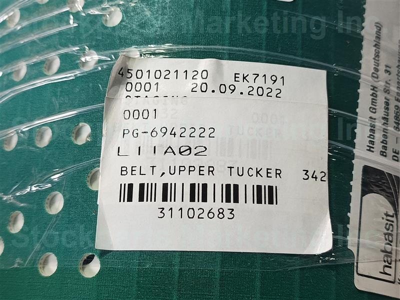 Habasit Upper Tucker Belt 30 Days Warranty Expedited Shipping!!!