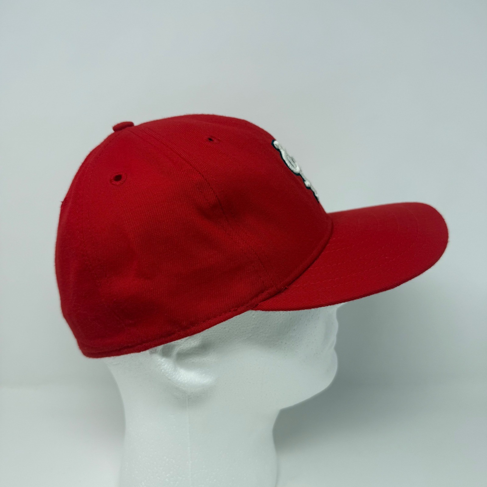 Vtg New Era St Louis Cardinals Hat Red Fitted 7 3/8 MLB Pro Model Made in USA