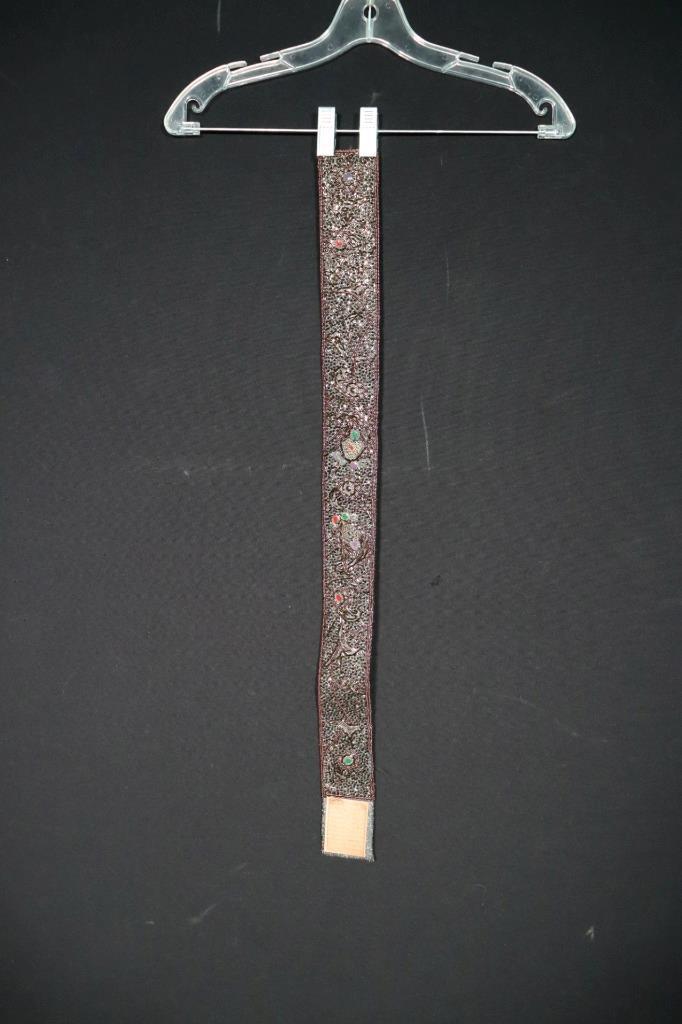 VINTAGE 1990’S BEADED BELT 30-31 INCH WAIST 2 1/2 INCH WIDTH