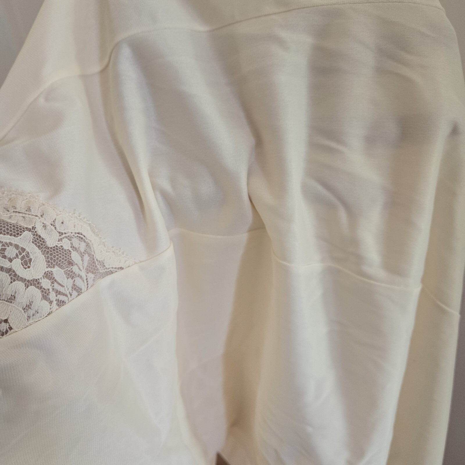 Wondermaid Slip Dress Lingerie Lacy Ivory Non Cling Sz 36 Union Made