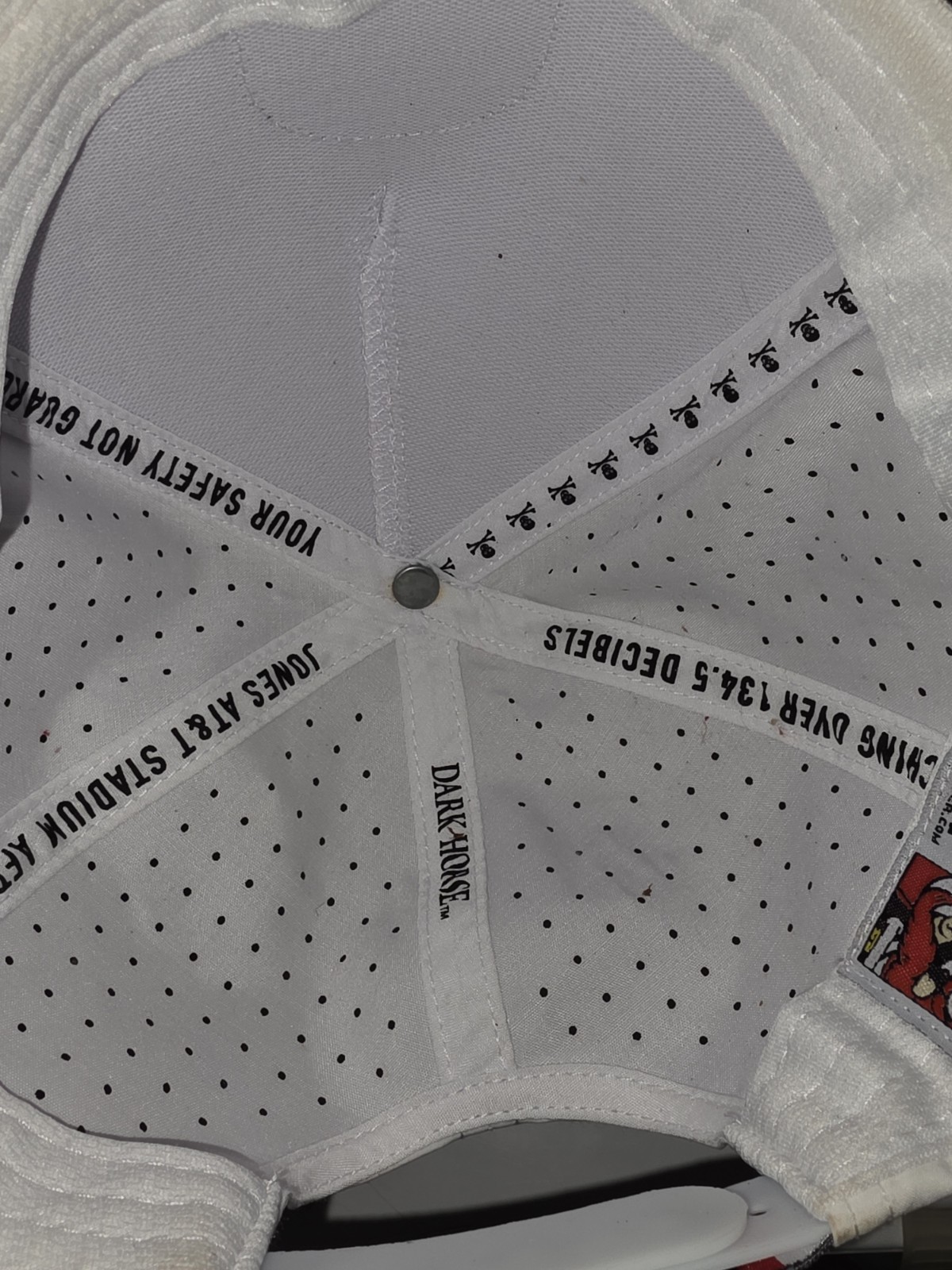 Texas Tech Dark Horse Leach Era “Raise The Flag PVC” White Sport SB Cap