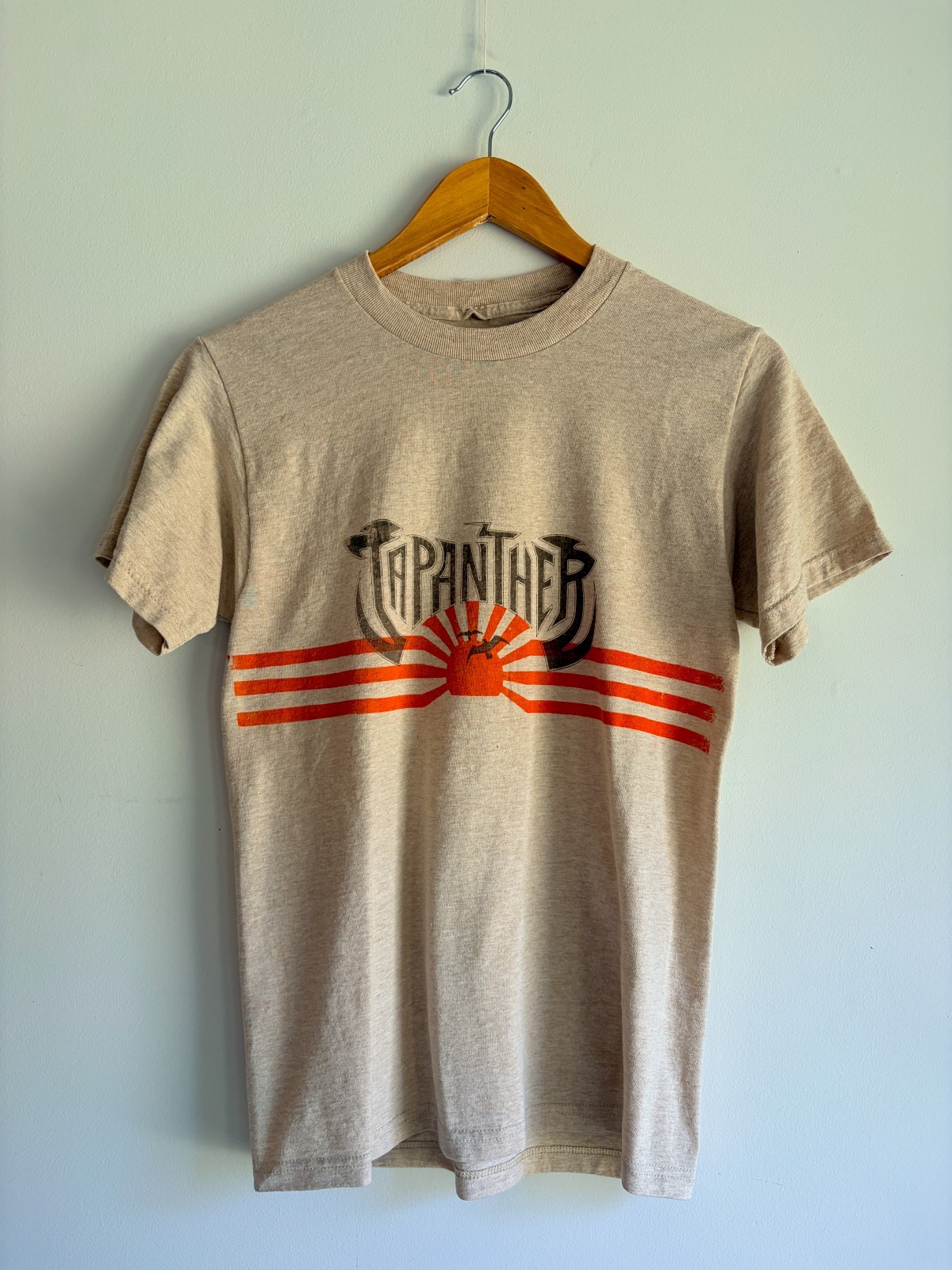 Vintage Early 2000s New York Band Japanther Beige Tee – S / XS