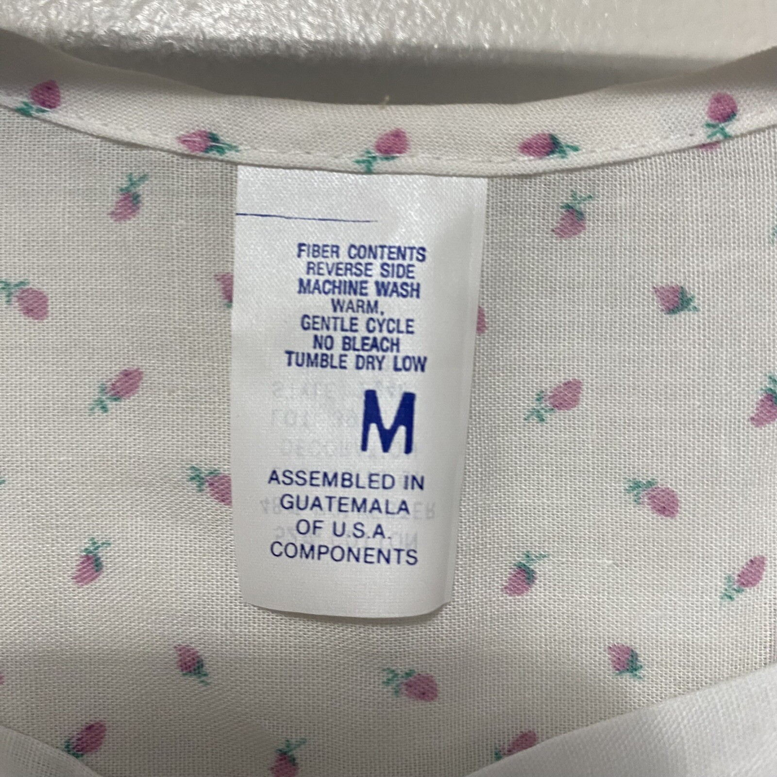 Vintage Deadstock 1980s Floral Nightgown Cottagecore Grannycore Womens Medium