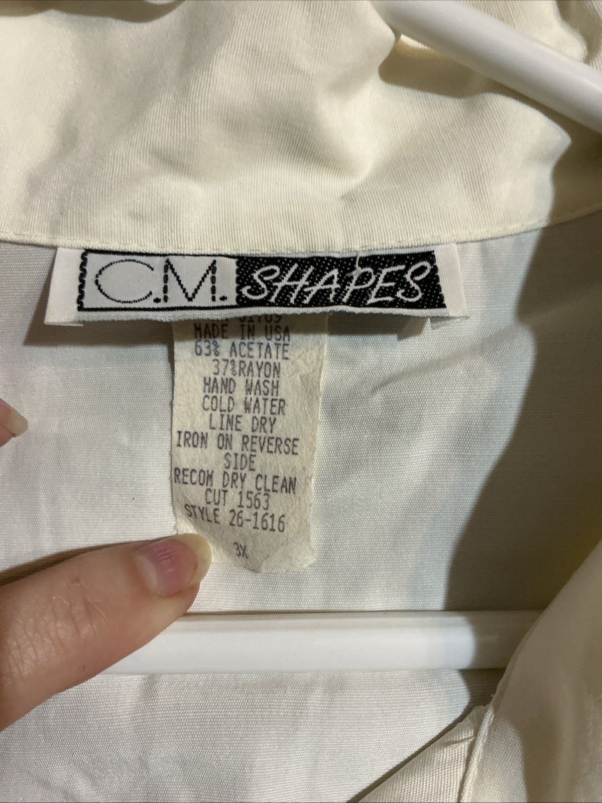 Vintage C.M. Shapes. Art to Wear From The 90 S. Size 3X. Excellent Condition