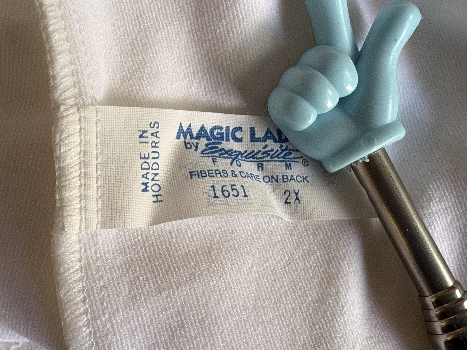 MAGIC LADY Exquisite 2X White Hi Waist Full Cover Shaping Panties New #1651