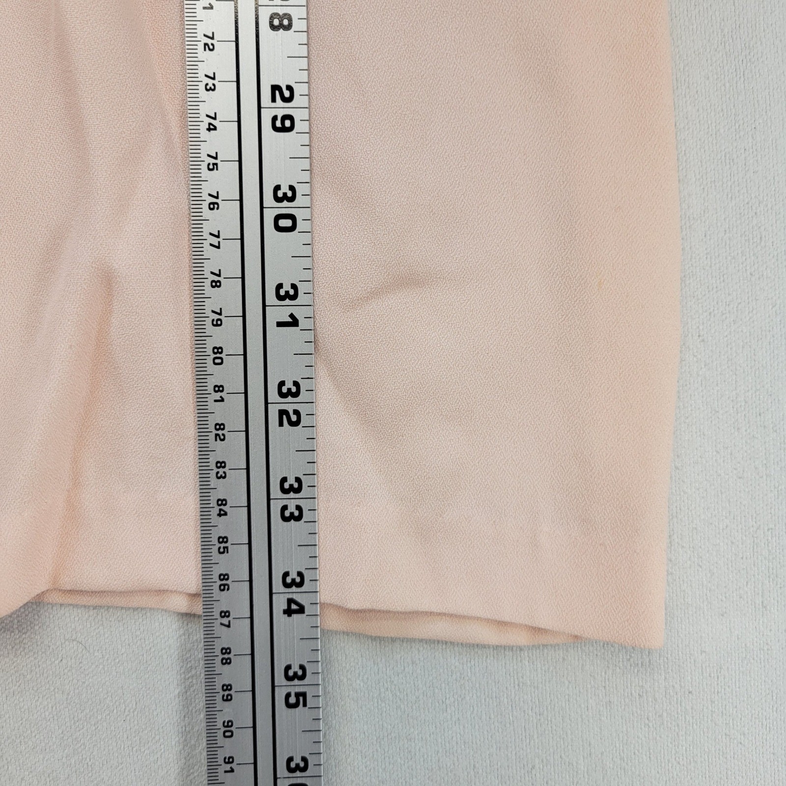 Be Smart Mini Dress Womens 11/12 Peach Vintage 90s Short Sleeve Acetate Rayon