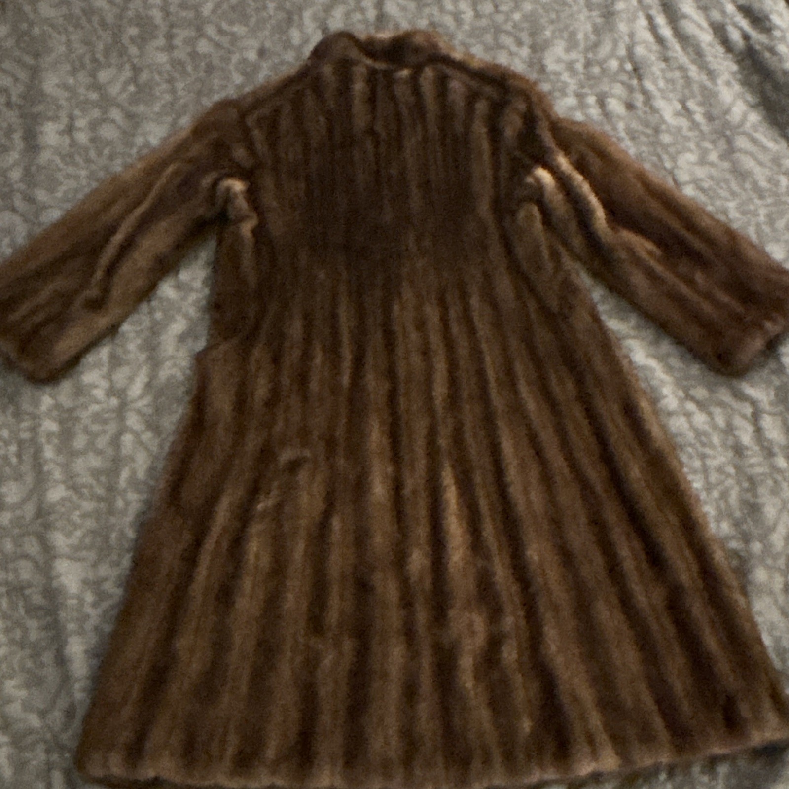 Vintage Joseph J Stefanie Furs San Mateo Brown Fur Coat Jacket