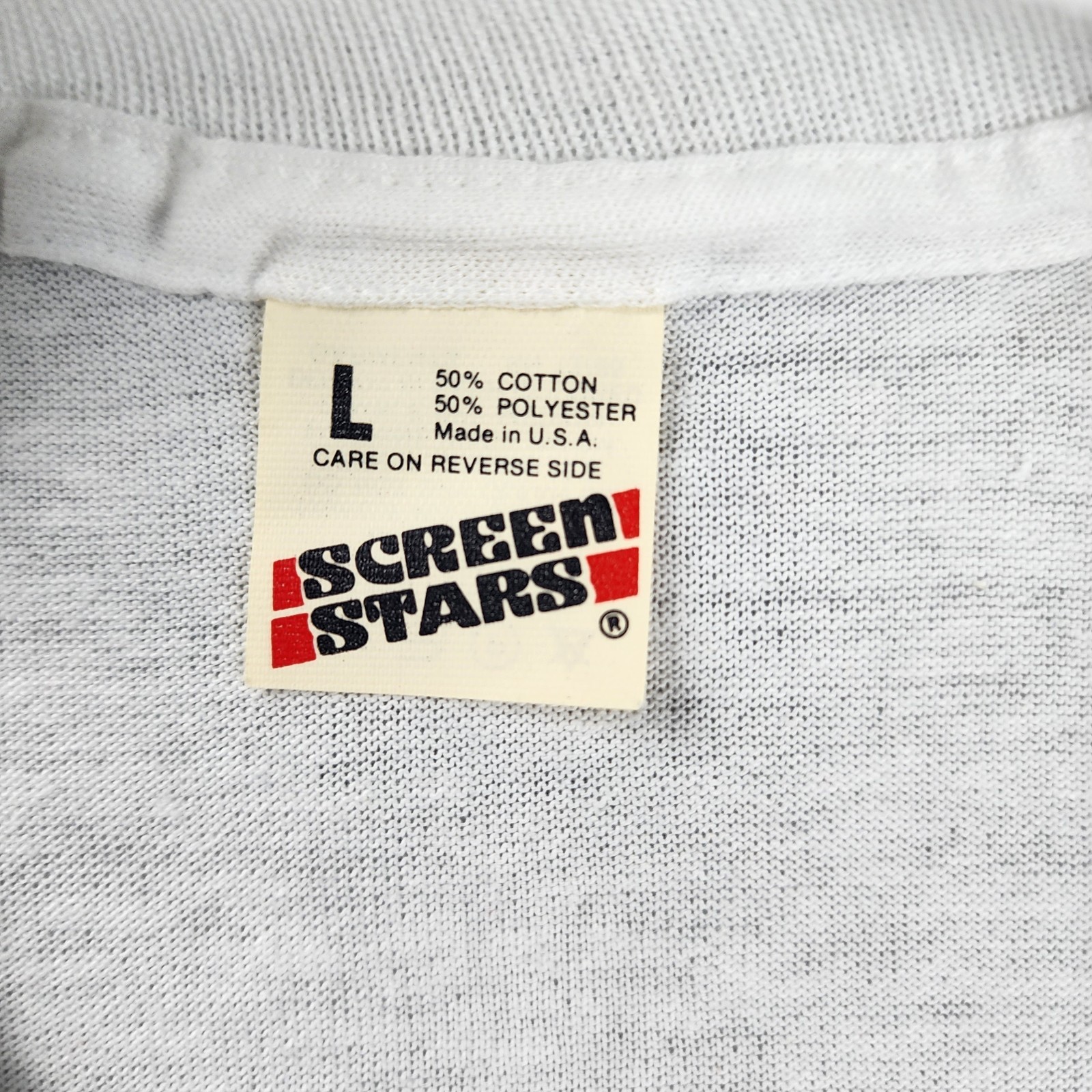 Vintage T-Shirt Large Tiananmen Square Tank Man June 1989 China Single Stitch