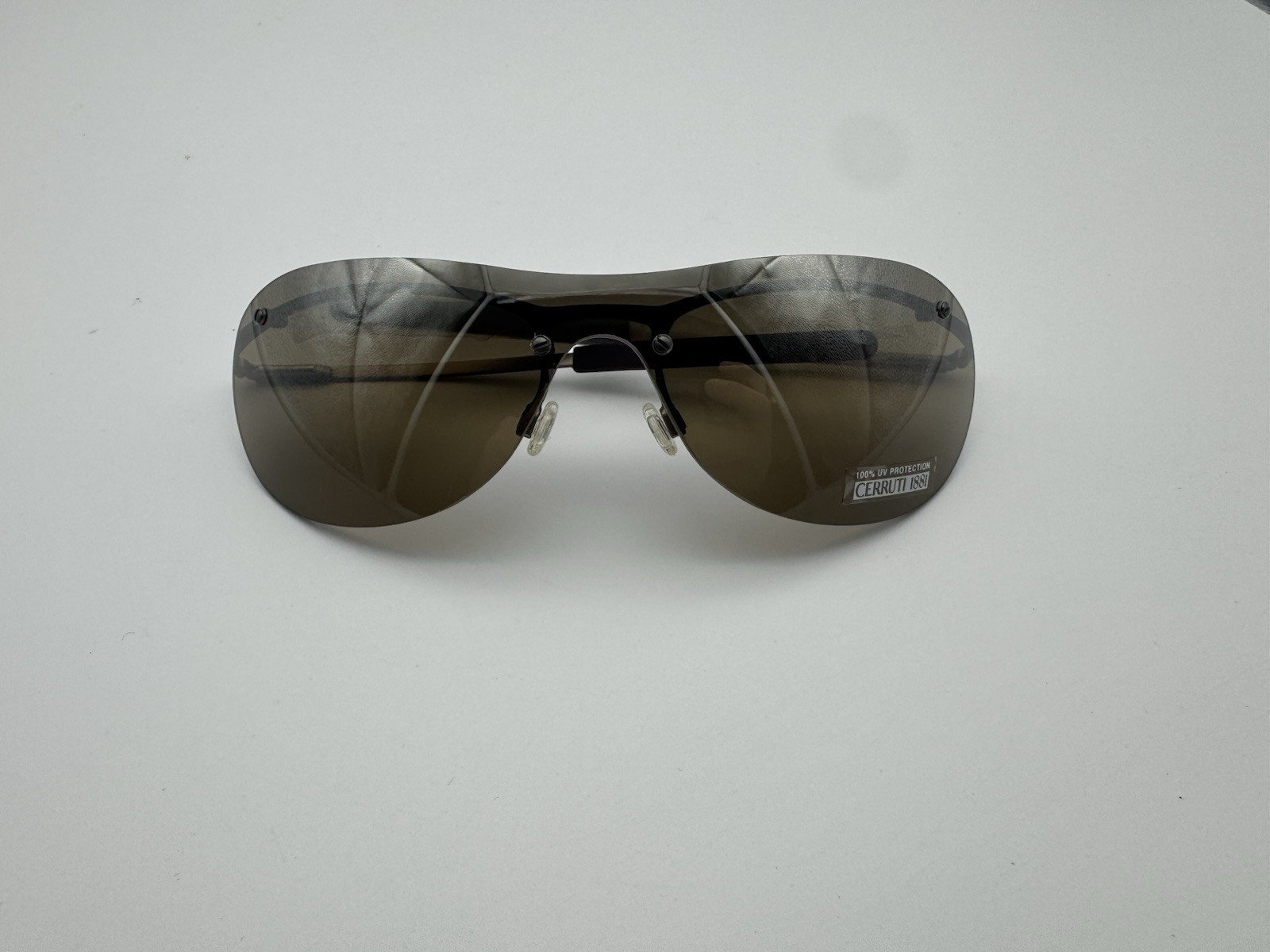 Cerruti 1881 C7217 Sunglasses Brown Lens Rimless NOS Vintage