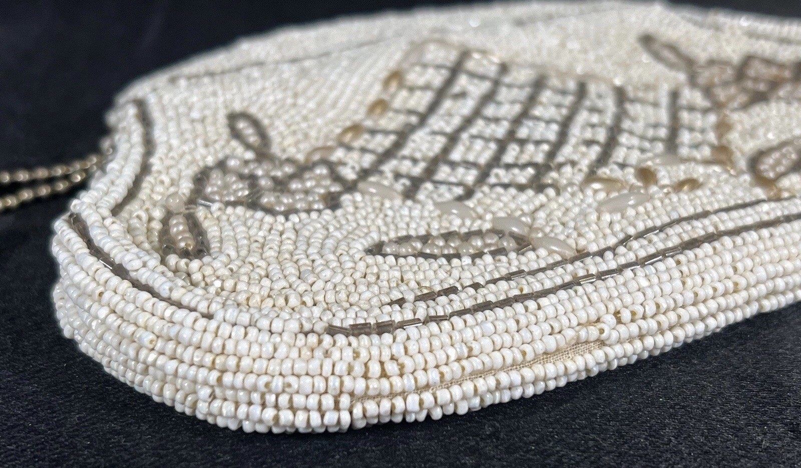 VTG 1930’s Small Hand Beaded Handmade Purse Made In Czechoslovakia