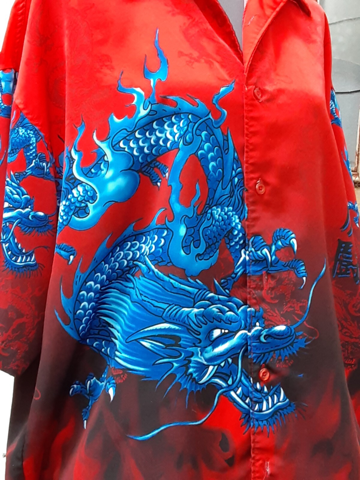 MT:2 Vintage Poly Dragon Shirt 2XL Korea
