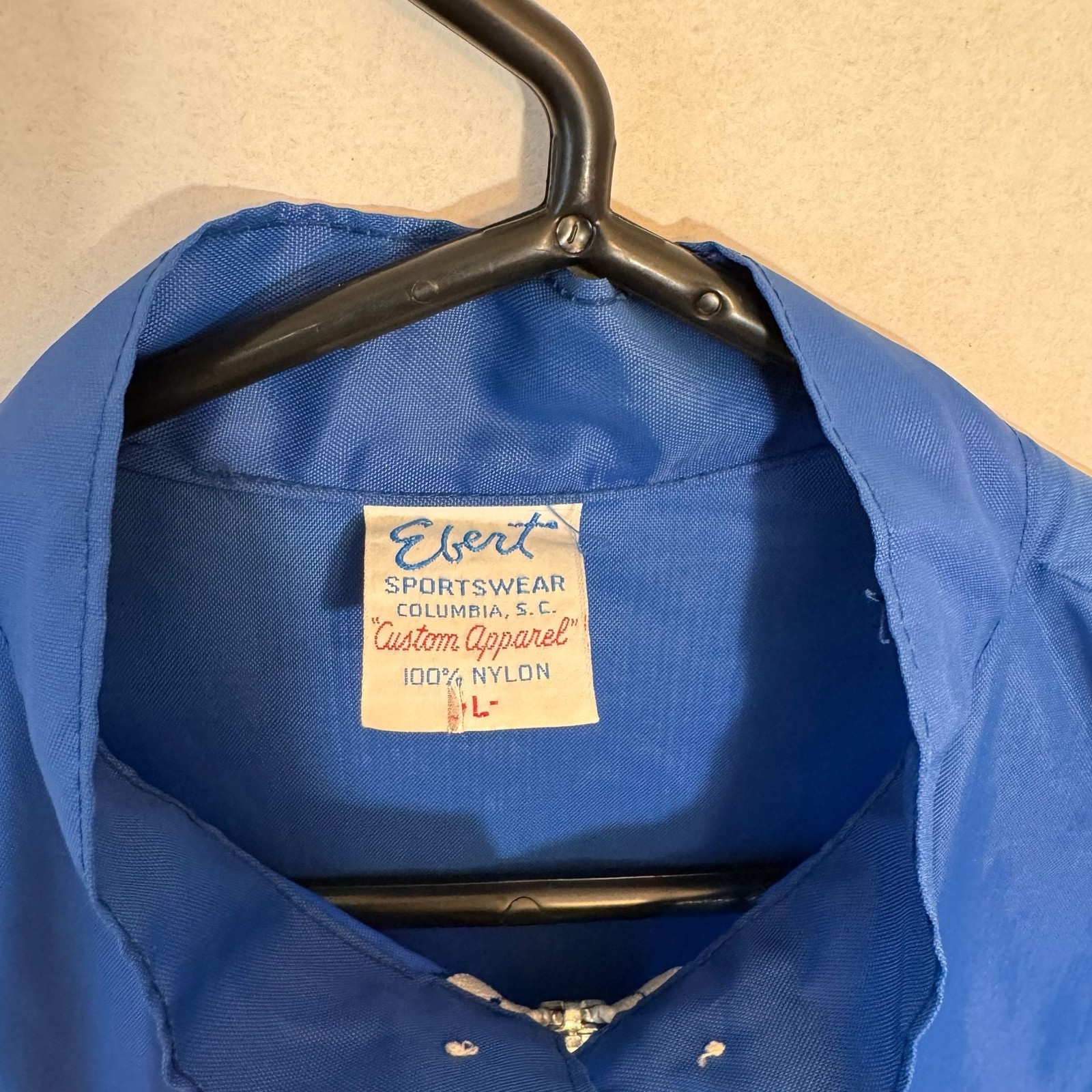 VTG 70’s Ebert Sportswear KSM Powerhouse Windbreaker Jacket with Eagle Patch