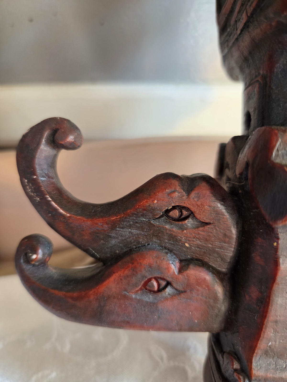 Vintage Elephant Wood Wall Hangers